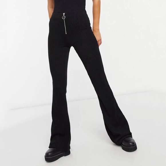 Lightweight TOPSHOP Zip-Up 90s Pants - Picture 1 of 2